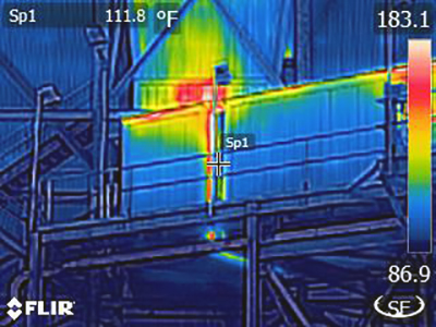 hot camera thermal inspection